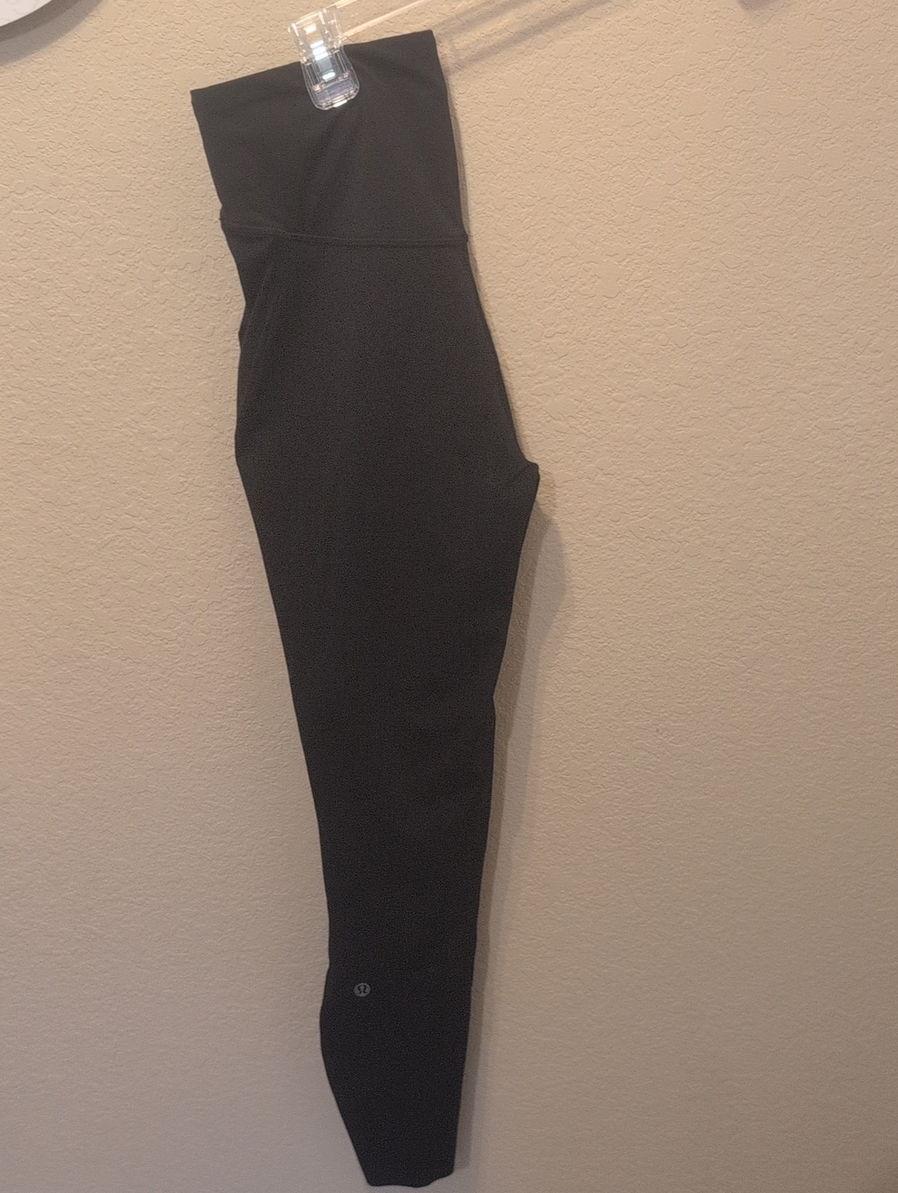 lululemon athletica Black High-Rise Leggings with Discreet Logo